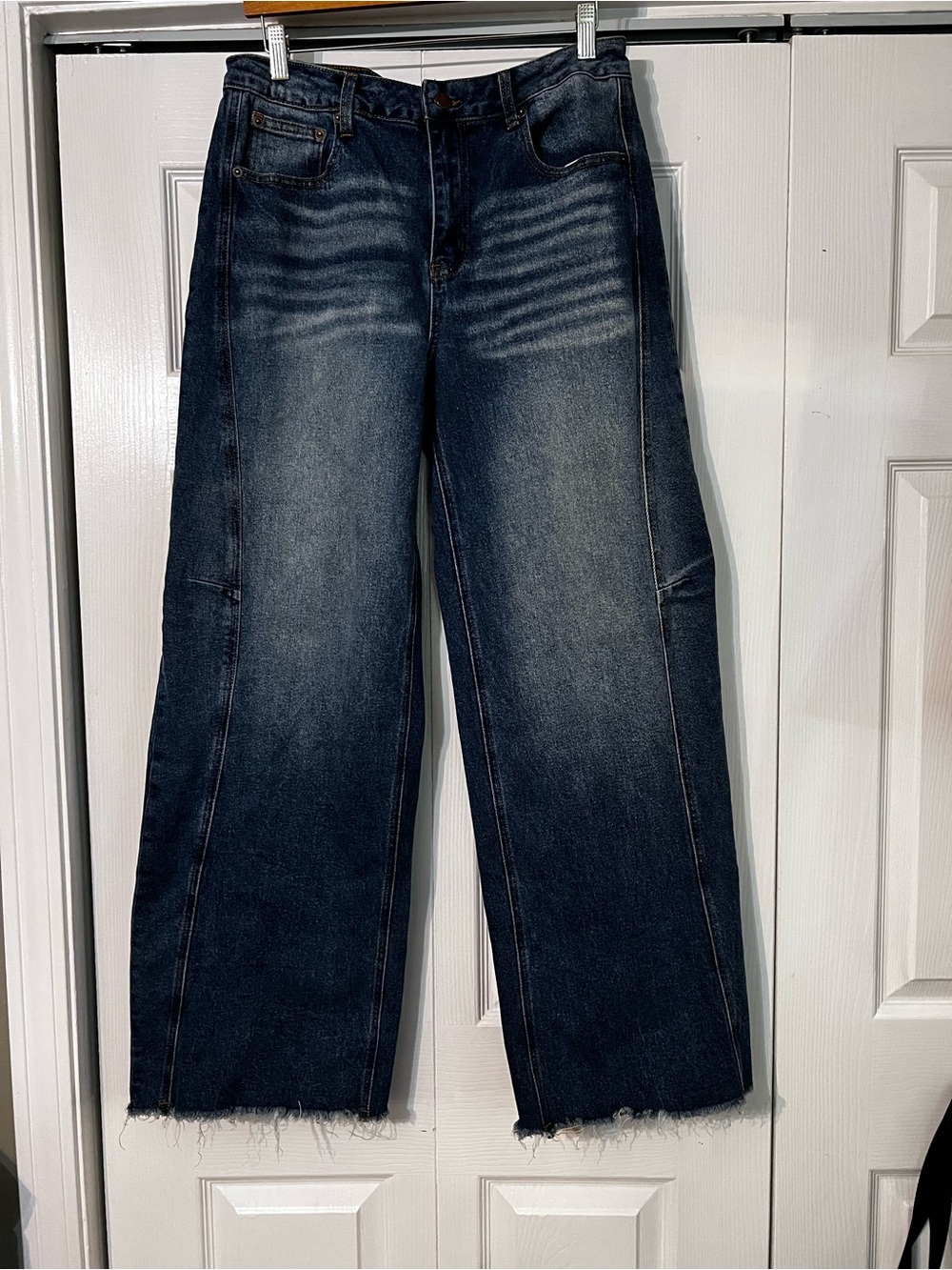 Flamingals Distressed Wide Leg Jean